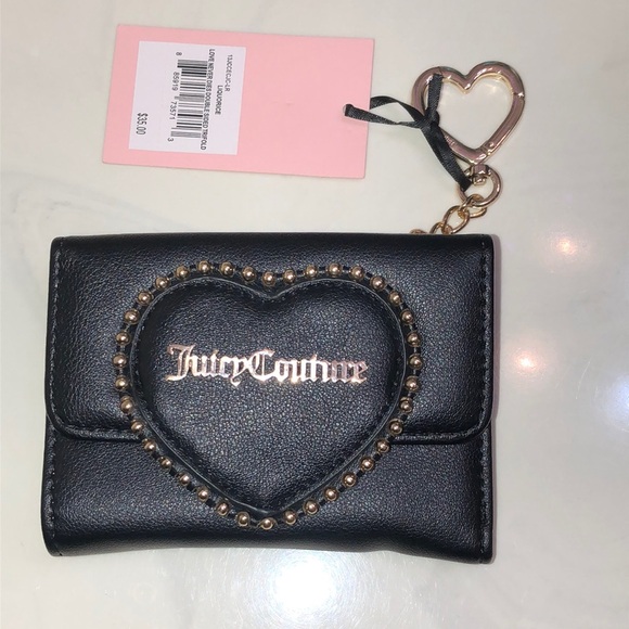 Juicy Couture Liquorice Love Never Dies Double Sided Trifold Wallet NWT - Picture 5 of 16